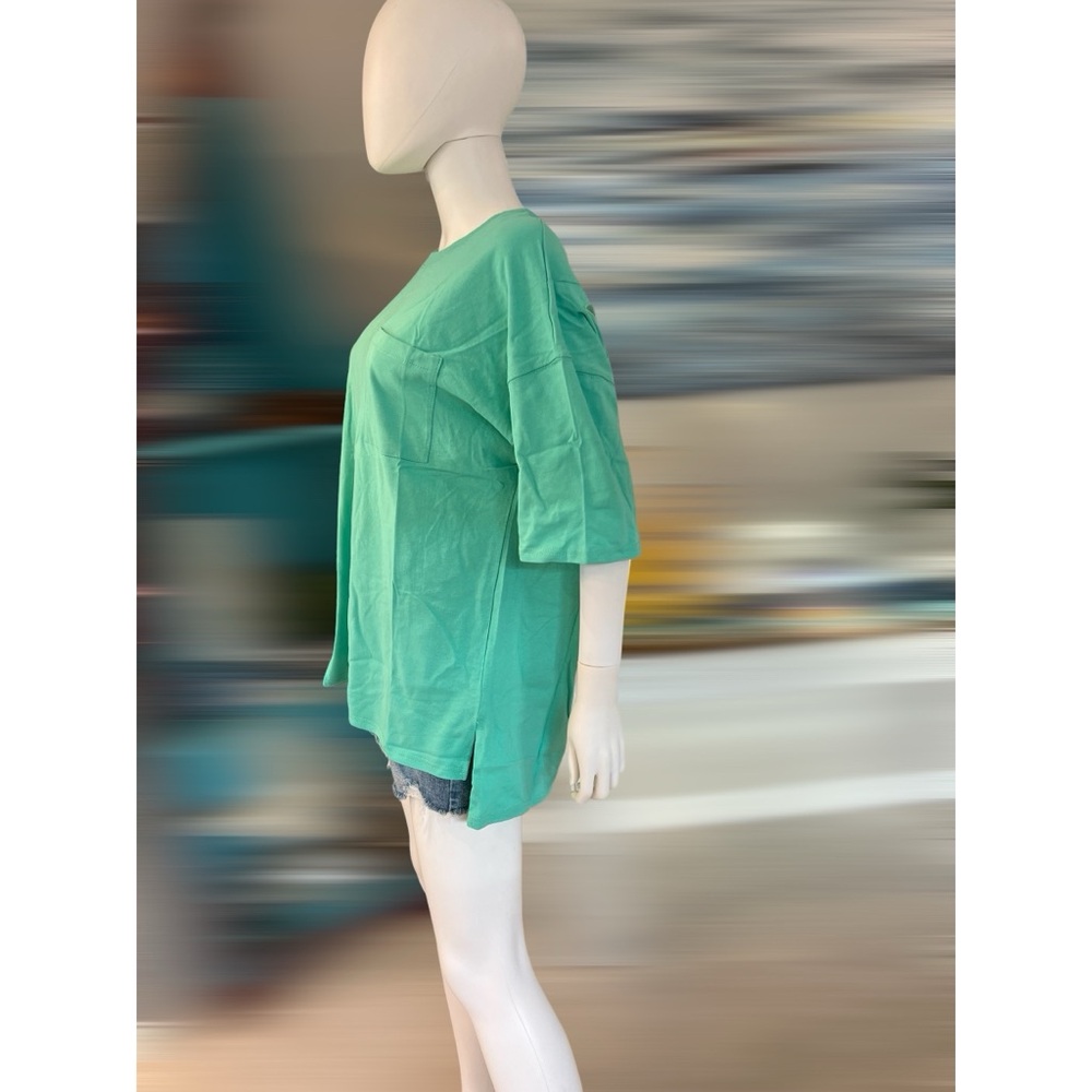 FANTASTIC FAWN oversized beaded star fringe tee S M L - Picture 5 of 8